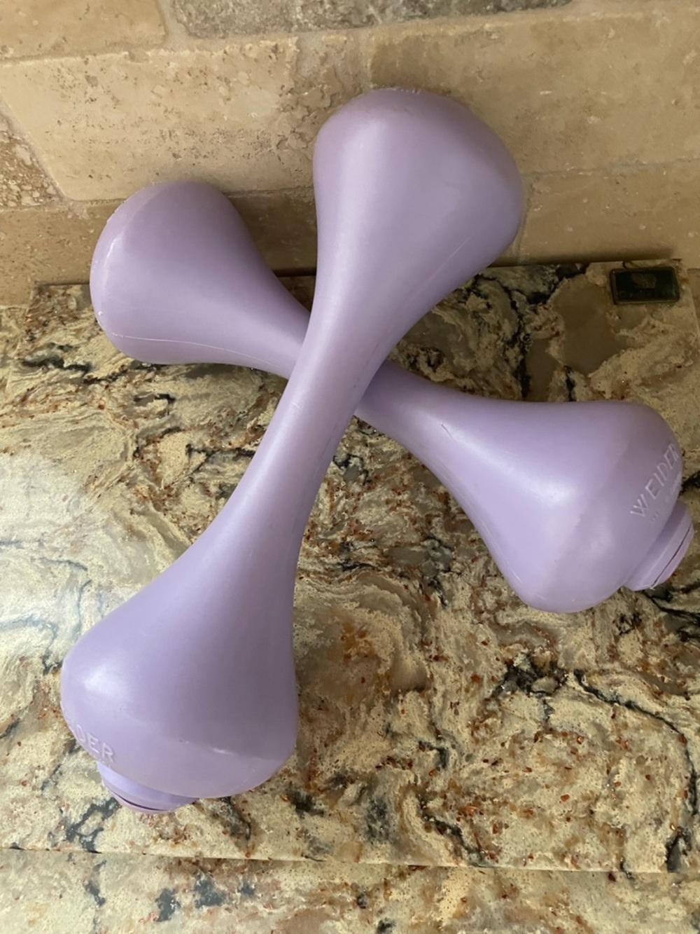 Purple Weider Dumbbell Set 3 lb